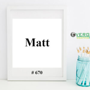 Sticker PVC White Liner White Matt