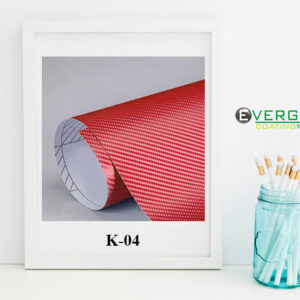 Carbon Fiber Sticker Burgundy red