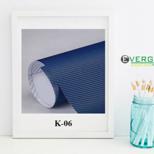 Carbon Fiber Sticker Dark Blue