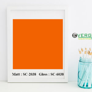 3 Year Opaque Film Sticker Light Orange