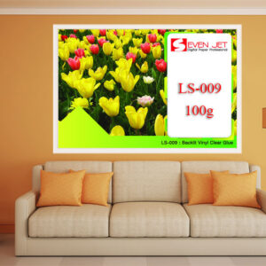 Sticker PVC  Backlit Vinyl Clear adh.