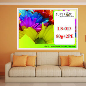 Sticker PVC  Glossy  White Glossy Vinyl