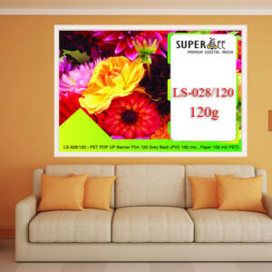 PET POP UP Banner Film-Premium 120